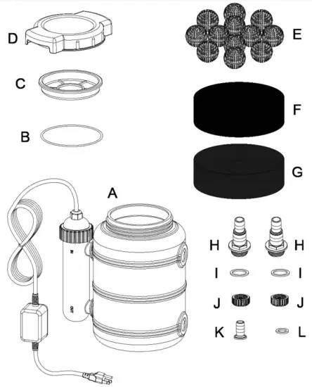 TotalPond 52236 Pond Filter with UV Clarifier - fig