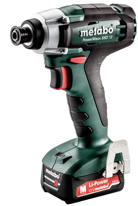 CaptureMetabo SSD 12 PowerMaxx cordless impact Driver feature