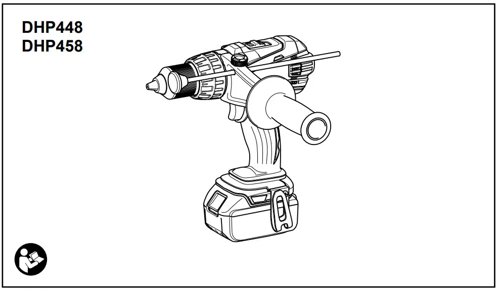makita DHP458 Cordless Hammer Driver Drill