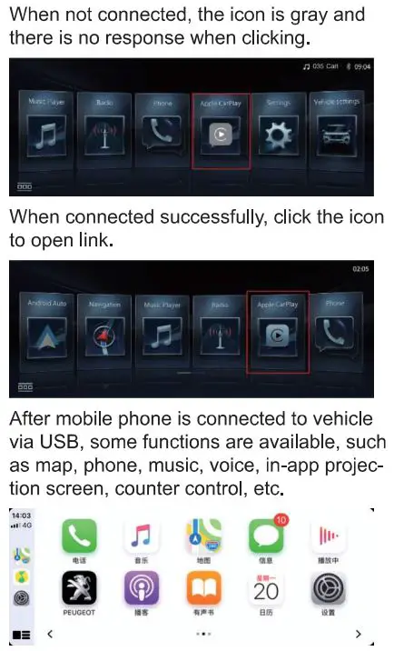 Changan 790003053 automobile terminal assy User Manual - Usage precondition