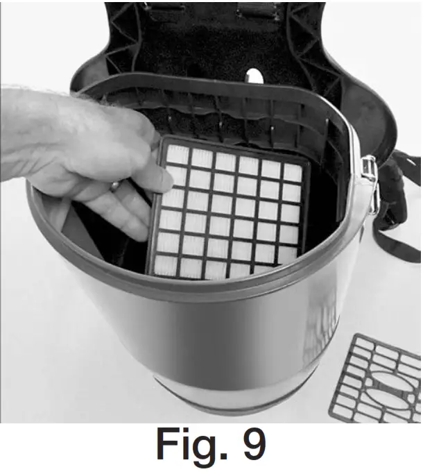 Powr Flite PF600BP Backpack Vacuum - HEPA filter 1