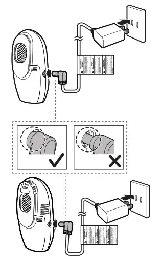 vtech Audio Baby Monitor - Connect the baby monitor