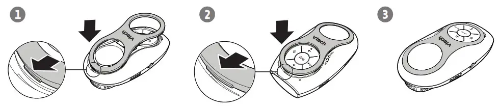 vtech Audio Baby Monitor - Detach the faceplate-