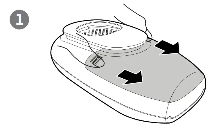 vtech Audio Baby Monitor - Install the parent unit batteries