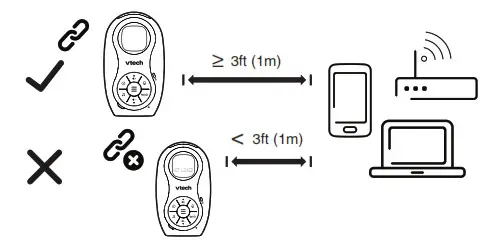 vtech Audio Baby Monitor - Keep the baby unit out of the reach of your baby3