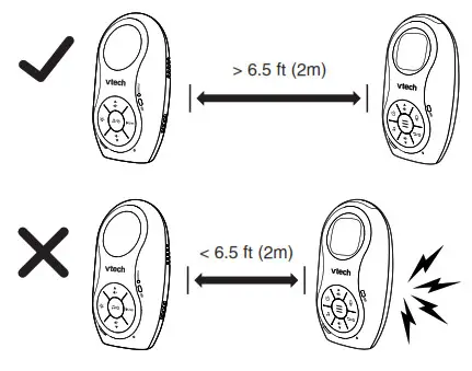 vtech Audio Baby Monitor - Keep the baby unit out of the reach of your baby4