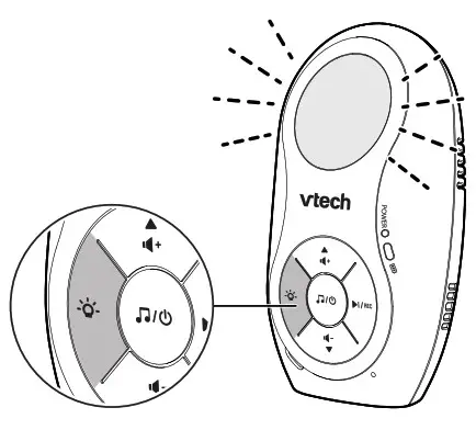 diagramvtech Audio Baby Monitor - Night light