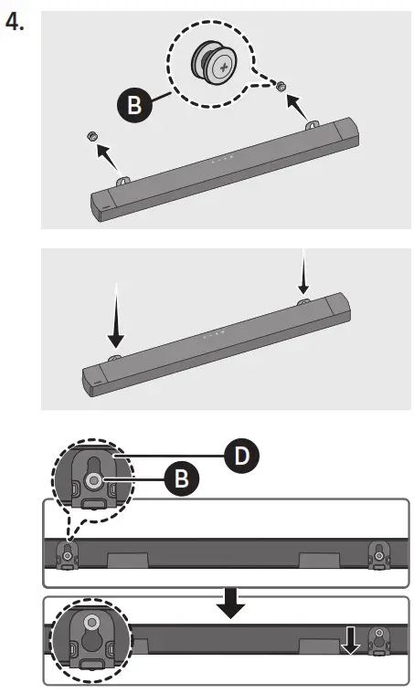 SAMSUNG HWB450 Soundbar Wireless Subwoofer - fig4