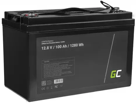 DURACELL UM-DRB100LFP-R1 100 Ah 12.8 Volt Lithium Iron Phosphate