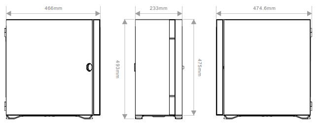 thermaltake H700 TG Mid Tower ARGB Tempered Glass Computer Case - fig