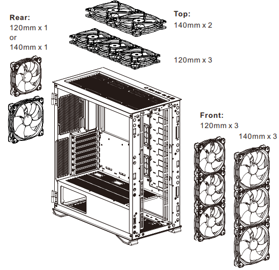 thermaltake H700 TG Mid Tower ARGB Tempered Glass Computer Case - fig11