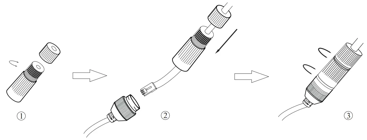 speco technologies O4VT1 4MP Outdoor Network Turret Camera - Network Cable