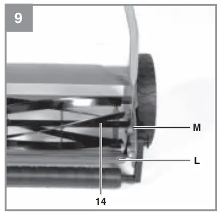 Setting the counter blade