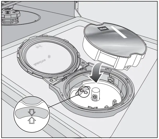 Control panel - PowerDisk holder