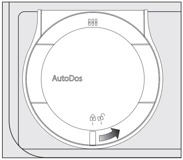 Control panel - detergent dispensing