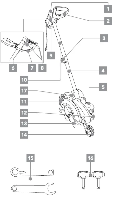 MEEC TOOLS 016366 Electric Edge Trimmer-1