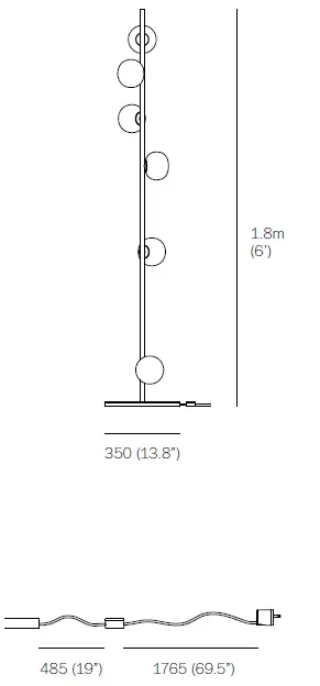 BOCCI 84.6 Stem Floor Lamp-1