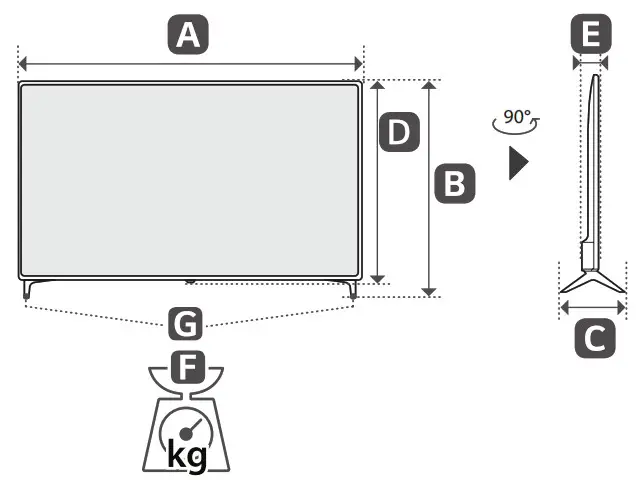 LG 43UP7500PSF UHD AI ThinQ 43 Inch UP75 4K Smart TV - Regulatory 1