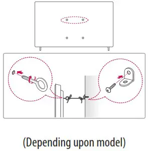 LG 43UP7500PSF UHD AI ThinQ 43 Inch UP75 4K Smart TV - Securing TV to the Wall
