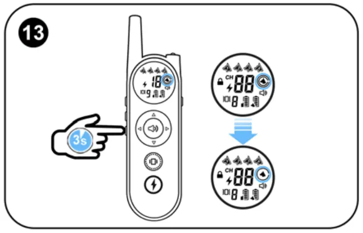 Electronic fence function