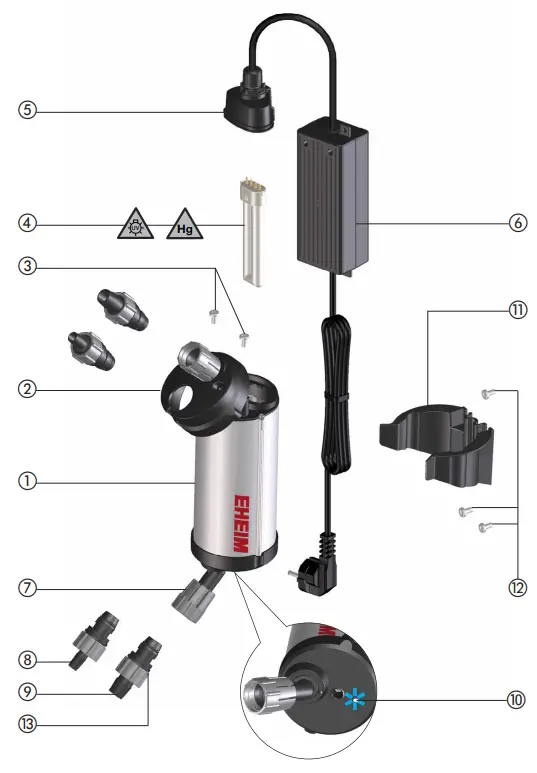 EHEIM reeflexUV 350 UV Steriliser - reeflex UV 350 1