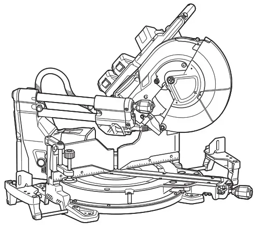 makita DLS212 Cordless Slide Compound Miter Saw - cover