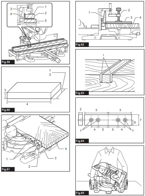 makita DLS212 Cordless Slide Compound Miter Saw - overview 12