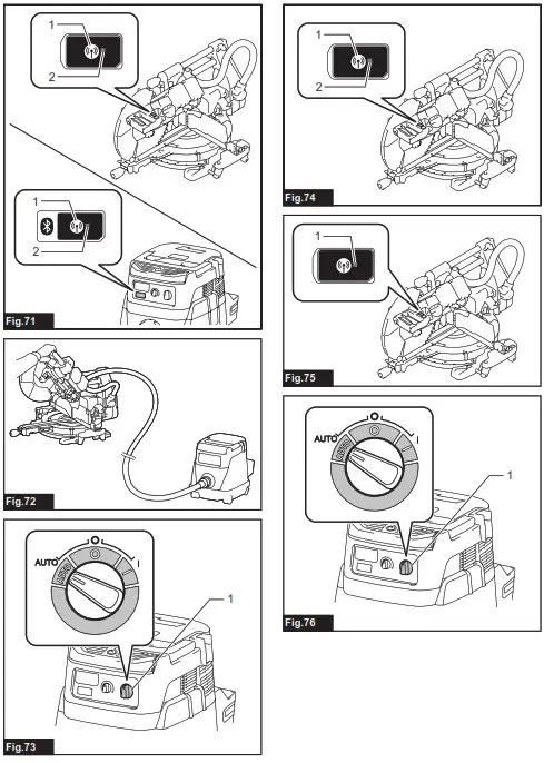 makita DLS212 Cordless Slide Compound Miter Saw - overview 14
