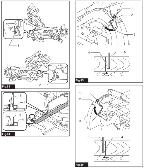 makita DLS212 Cordless Slide Compound Miter Saw - overview 16