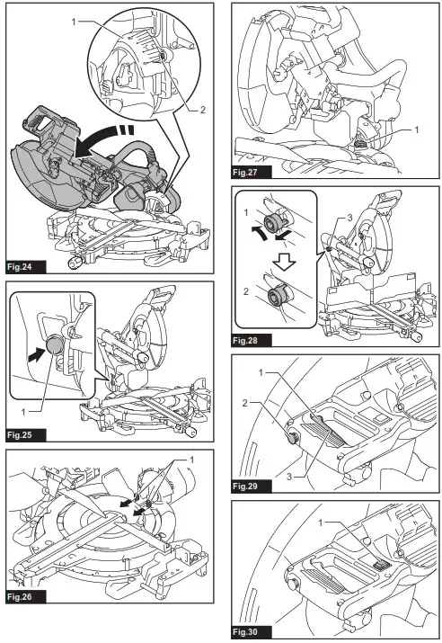 makita DLS212 Cordless Slide Compound Miter Saw - overview 6