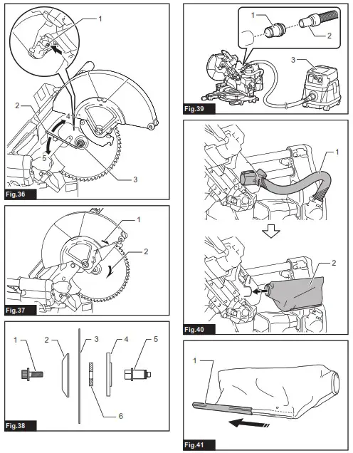 makita DLS212 Cordless Slide Compound Miter Saw - overview 8