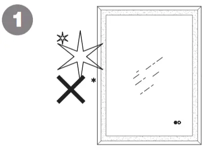 WELLFOR Luky-W6FM2636 Lighted Frame Mirror - 10