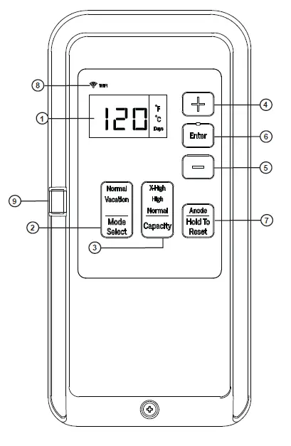GE APPLIANCES Water Heaters Electronic Residential 3
