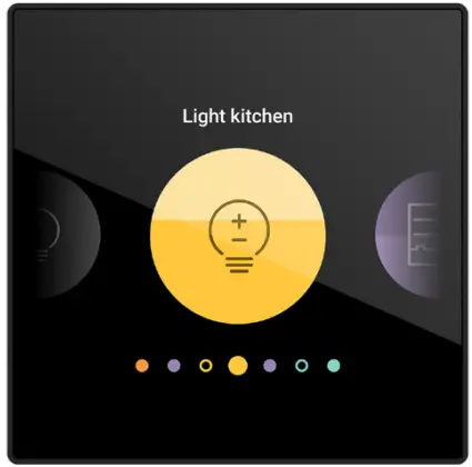 niko 551 18001 Digital Black Connected Customisable Control Screen