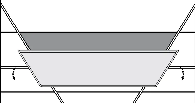 NICOR T4A LED Troffer - unpack 1