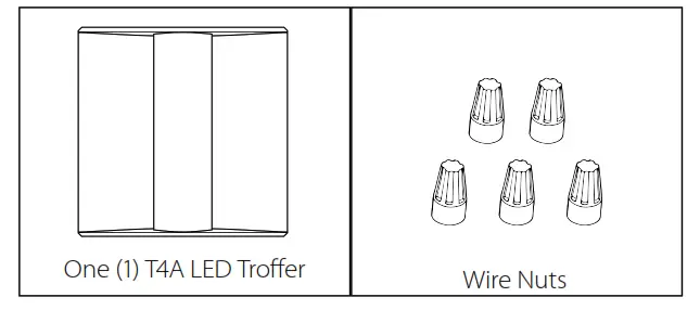 NICOR T4A LED Troffer