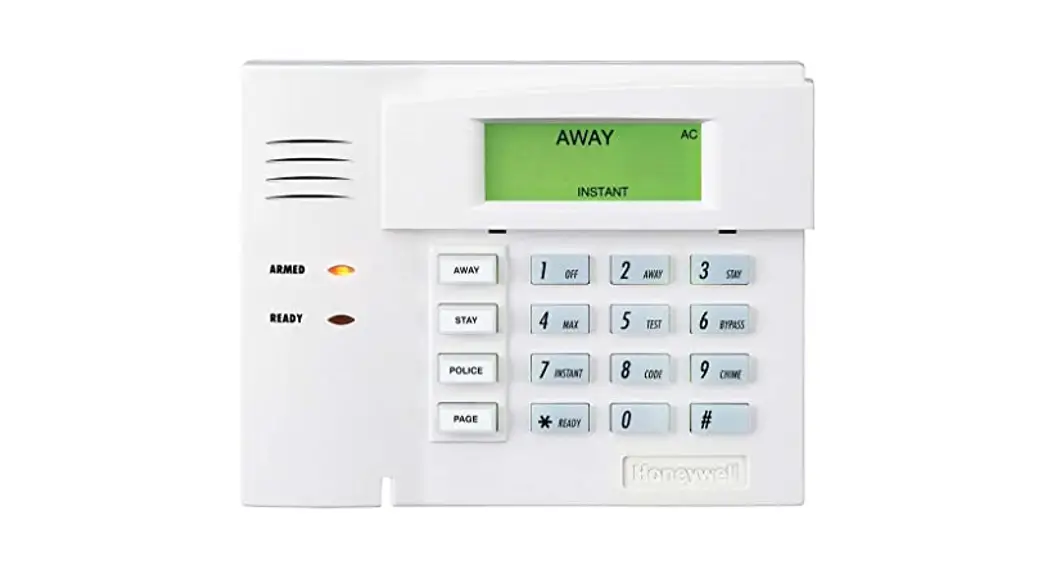 Honeywell Ademco 6150 Fixed English Alarm Keypad Instruction Manual