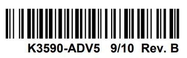 Honeywell ADEMCO 6150 Fixed English Alarm Keypad - bar code