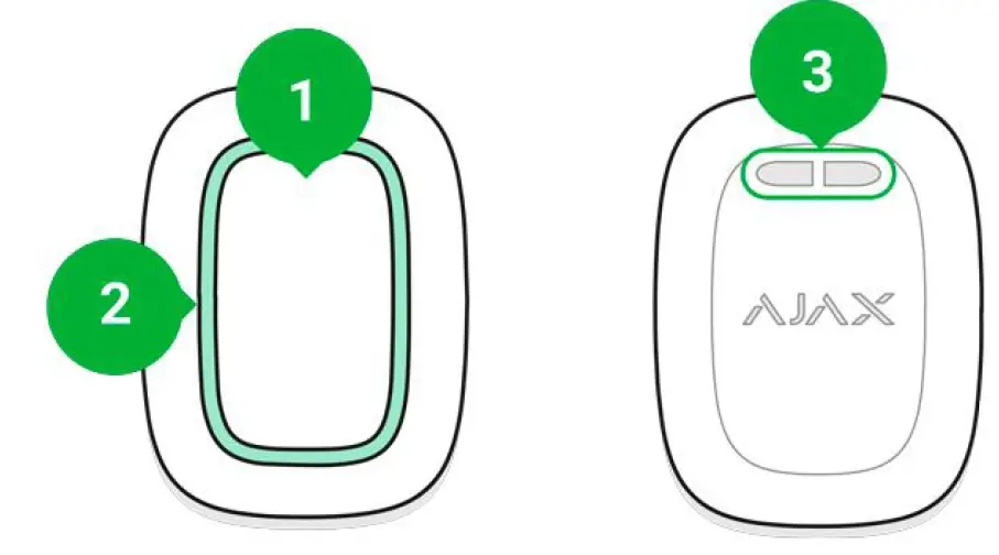 AJAX AJ-10314 Wireless Panic Button fig 1