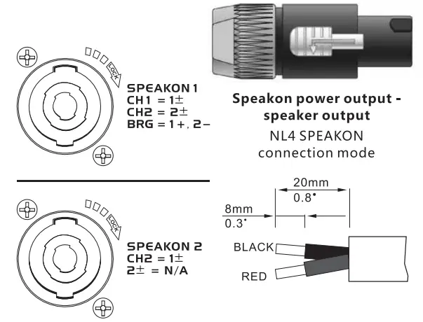 Output connecter