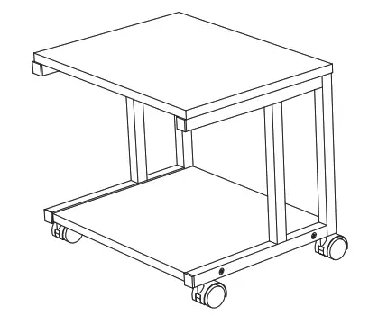 AMERIEAGO Printer Stand with Drawer