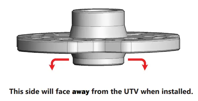 HL Polaris Ranger 1000 XP 8 Inch Dual Idler Portal Kit - ASSEMBLY