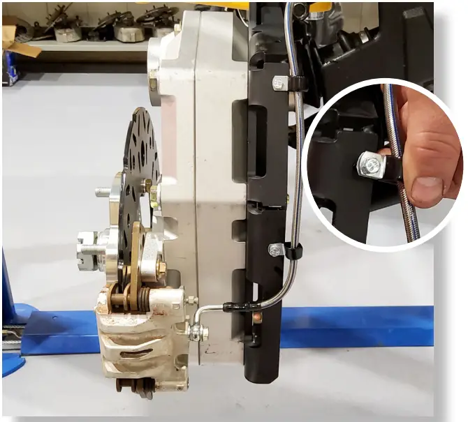 HL Polaris Ranger 1000 XP 8 Inch Dual Idler Portal Kit - BACKING PLATE 1