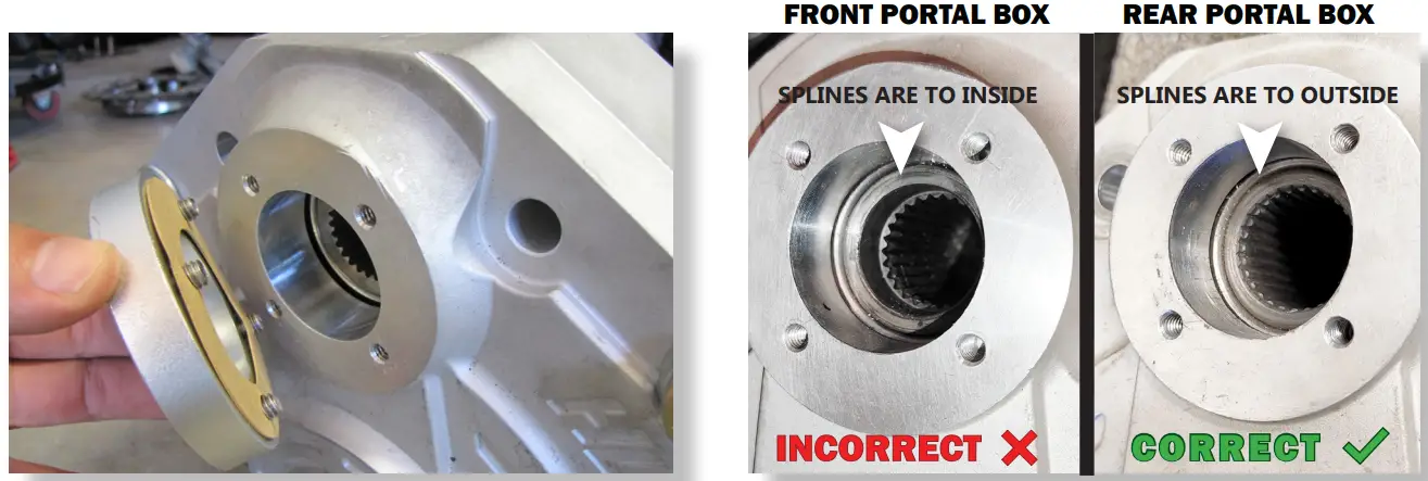 HL Polaris Ranger 1000 XP 8 Inch Dual Idler Portal Kit - BOX CAP 1