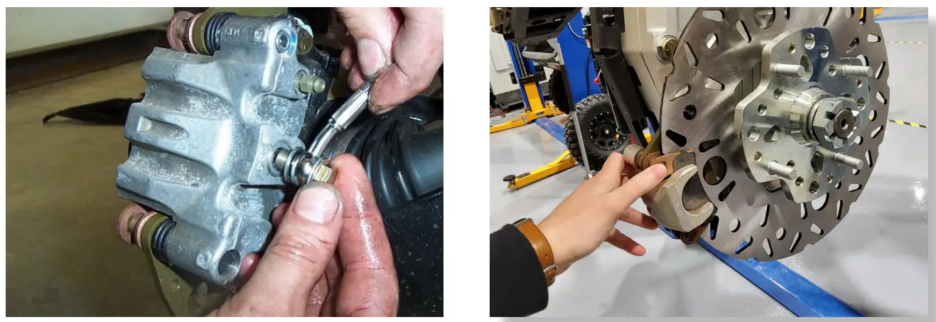 HL Polaris Ranger 1000 XP 8 Inch Dual Idler Portal Kit - BRAKE CALIPER 2