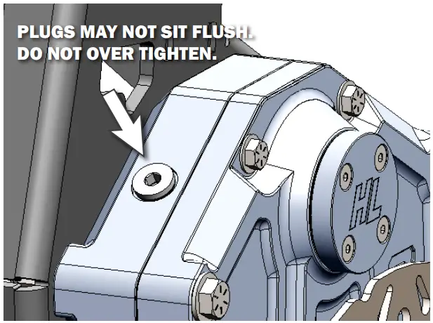 HL Polaris Ranger 1000 XP 8 Inch Dual Idler Portal Kit - OVER TIGHTEN