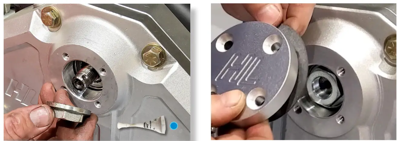 HL Polaris Ranger 1000 XP 8 Inch Dual Idler Portal Kit - REAR AXLE NUT