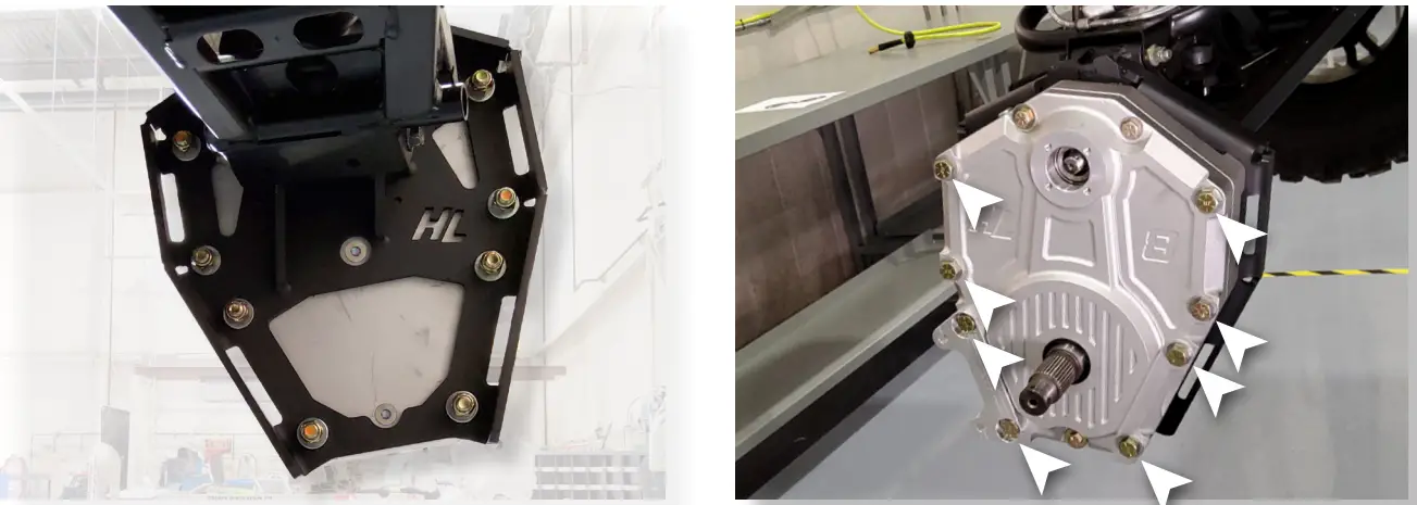 HL Polaris Ranger 1000 XP 8 Inch Dual Idler Portal Kit - Rotate