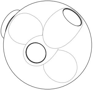 BOCCI 38Vs Brass Surface Light A01