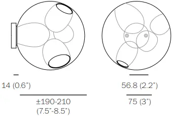 BOCCI 38Vs Brass Surface Light A02
